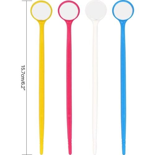 100pcs Disposable Dental Mouth Mirror Multifunction Checking Inside Oral Cavity Tool Teeth Whitening Clean Dentis Equipment