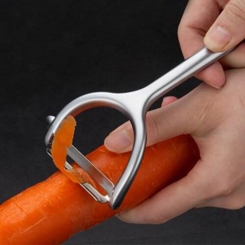 Peeler stainless steel for vegetable Fruit potatoes carrots cucumbers with solid handle Y-shaped heavy kitchen tool
