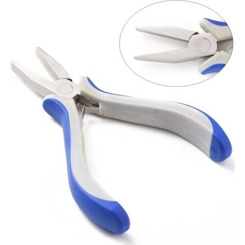 Polishing Flat Nose Jewelry Pliers DIY Tools, Beading Supplies jewellery DIY Making tool F70
