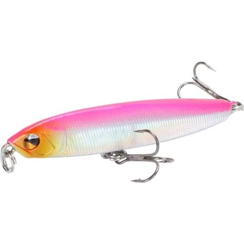 1PCS Topwater Pencil Lure Deep Water Sea Fishing Lure With hook For Bass Pike Artificial Bait Hard Lure Fish Goods Tackle