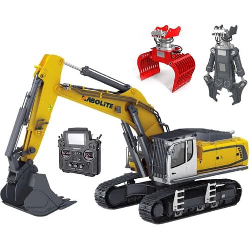 At 99 Model Store 1/14 Metal K970 Simulation Remote Control Hydraulic Excavator Cablite Model Heavy Mining Excavator