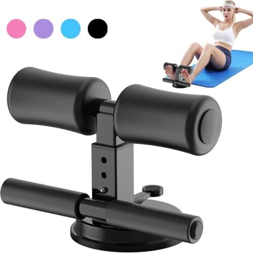 Sit Up Bar Workout Machine Abdominal Core Workout Sit Up Bar Self-Suction Assistant Fitness Equipment Home Gym Muscle Training