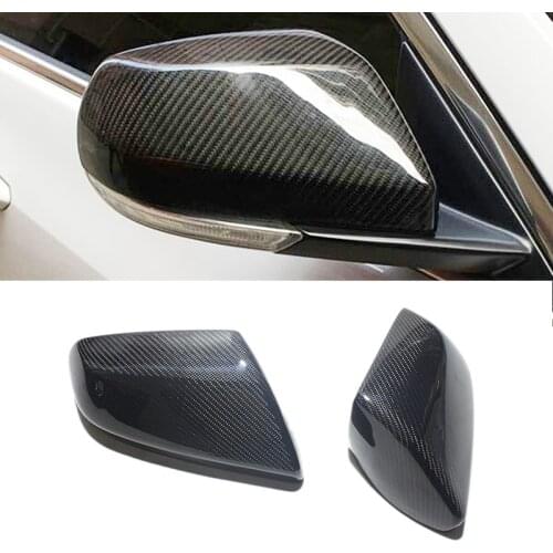 For Cadillac ATSL refitted special carbon fiber reversing mirror shell decorative mirror cover a pair
