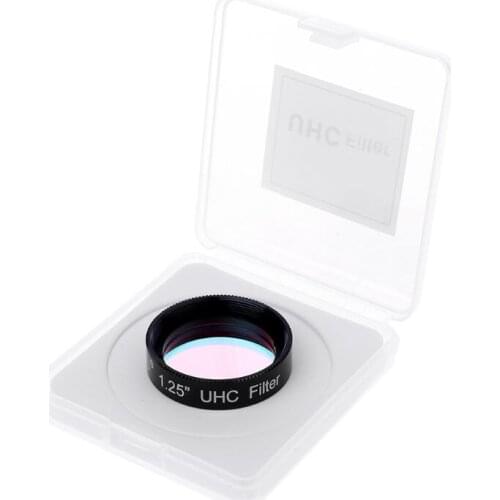 UHC Filter 1.25" Telescope Filter for Astronomy Telescope Monocular Eyepiece Improve Image Contrast Reduces Light Pollution