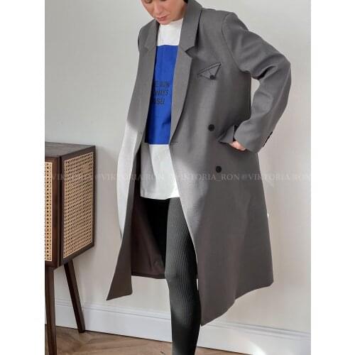 YUCHENGWANGZAI Women's Long Blazers