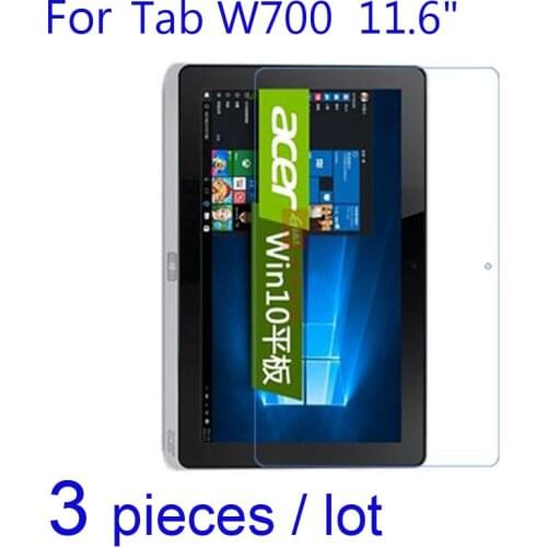 For Acer Iconia Tab W700 11.6"/A510 10.1" Tablet Screen Protectors Guard,3pcs Clear/Matte/Nano Anti-Explosion Protective Films