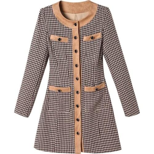 Slim waist elegant Pastel trendy Vestidos winter Autumn Ukraine Harajuku A-Line high waist Dress Women office ladies mini dress