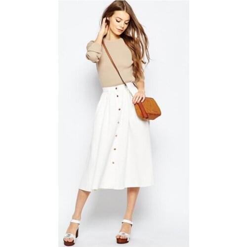 Women Skirt High Waisted Saia skirt 2019 Atacado Roupas Femininas Spring summer Skirts Female Vestidos B301