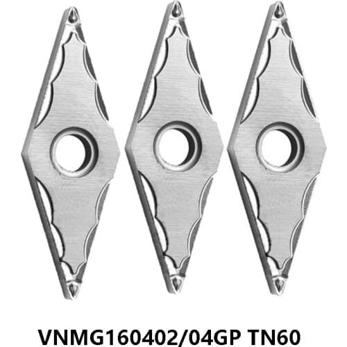 VNMG 160402 160404 VNMG160402GP VNMG160404GP TN60 VNMG1604 Carbide Inserts Lathe Cutter Tool CNC 100% Original