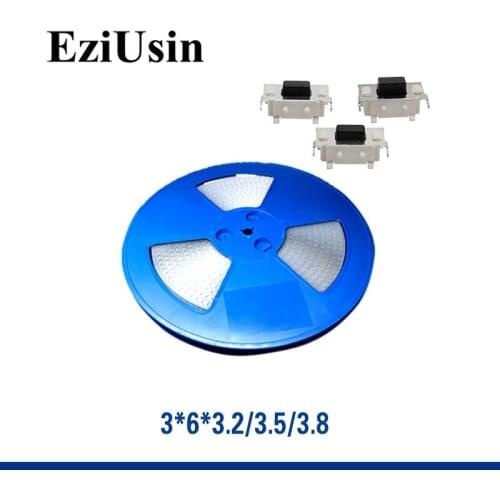 2000pcs In Tape One Reel TS-B003 Micro Switch 3*6*3.5 / 3.8 / 3.2 Tactile Tact Push Button SMT 3x6x3.5 For Tablet