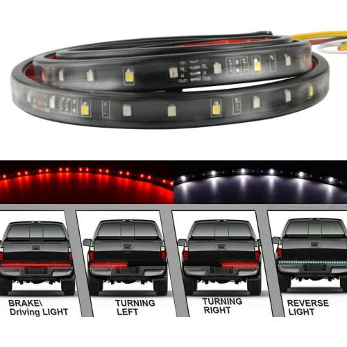 48"/60" Inch Truck Tailgate LED Light Bar Brake Reverse Turn Signal Truck DC 12V Car LED Light