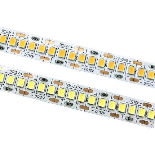 5M LED Strip SMD 2835 12V 24V Ultra Brightness Flexible Led Tape Light 60/120/240 Leds/m Waterproof Ribbon Diode Fast Ship
