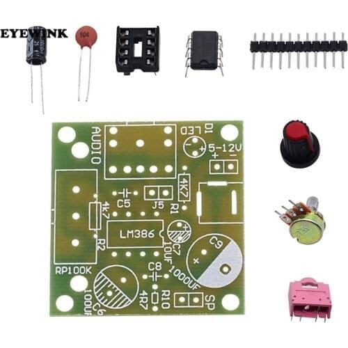 50set LM386 Super Mini Amplifier Board Module 3V-12V DIY Kit Perfect