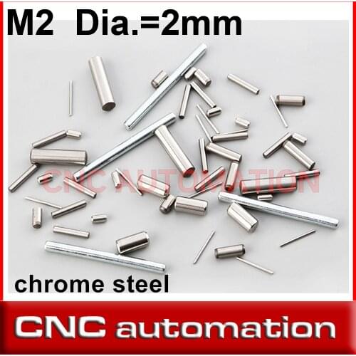 2pcs Cylindrical Dowel Locating Pin M8 8mm 50/55/60/65/70/80/100/120 mm Smooth Rods Linear Shaft Chrome Stainless Steel