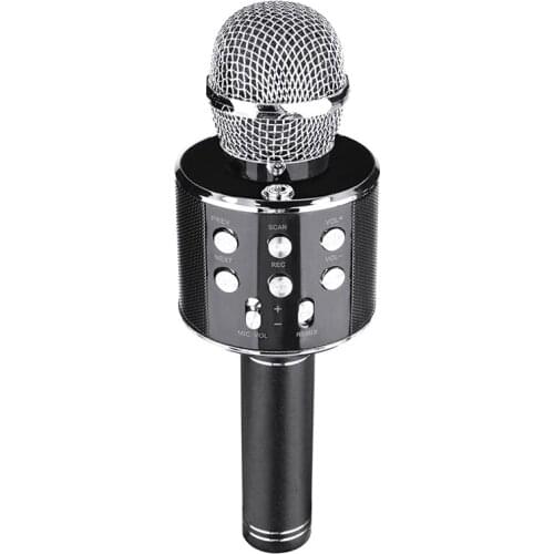 Wireless Microphone Professional Condenser Karaoke Mic Bluetooth Stand Radio Mikrofon Studio Recording Studio