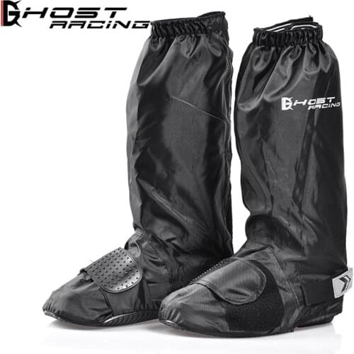 Rain-proof shoe cover for motorcycle riding, wear-resistant bottom hanging and blocking rubber for protecting rider shoe cover