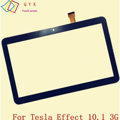 Black 10.1 inch For Tesla Effect 10.1 3G tablet pc capacitive touch screen glass digitizer panel
