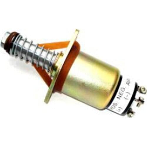 Diesel Generator Engine Stop Solenoid 1751-12A2U1B1S1A, 12V Fuel Shutoff Solenoid With 3 Terminals 1700-2526