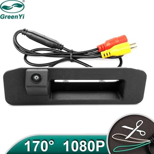 GreenYi HD AHD 1080P 170 Degree Fisheye Lens Vehicle Rear View Camera For Mercedes Benz GLK 300 X204 GLA Car