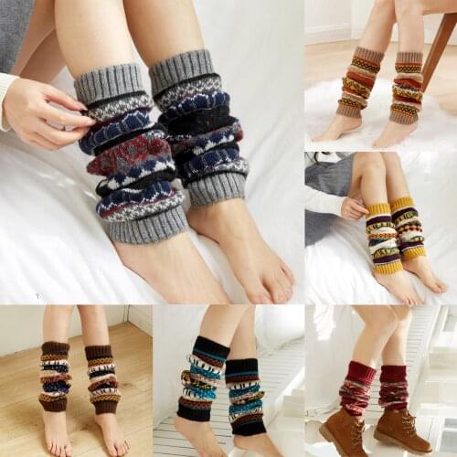 Print Anklets Leggings Warmers Socks Thick Warm Socks For Winter Women Casual Special Comfortable Soft Knitted Girls Sock Носки