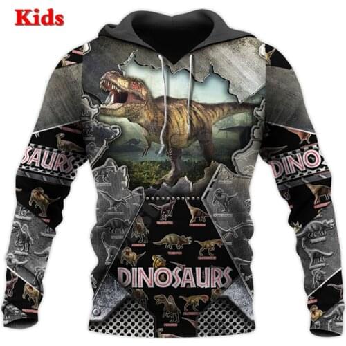 Love Dinosaur Hoodies 3D All Over Printed Kids Sweatshirt Child Long Sleeve Boy For Girl Funny Animal Pullover Drop Shipping 12