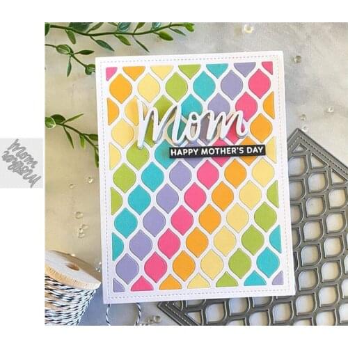 2021 New Arrive Letter Greeting Card Decoration Metal Cutting Die DIY Scrapbooking Easter Craft Embossing Make Photo Albums