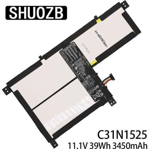 39Wh 11.4V C31N1525 Laptop Battery For ASUS T302 BATT LG-POLY T302CHI-2C Series SHUOZB