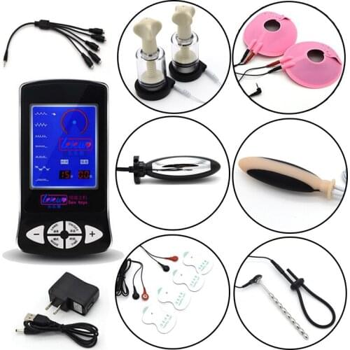 New Electro Shock Medical Themed Sex Kit Penis Breast Anal Stimulation Massage Sex Toys For Couples Adult Sex Game Sex Products