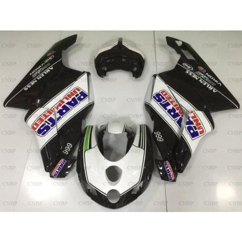 For DUCATI 999 2005 - 2006 Fairing Kits 749S 05 Motorcycle Fairing 999S 2005 Black White Abs Fairing