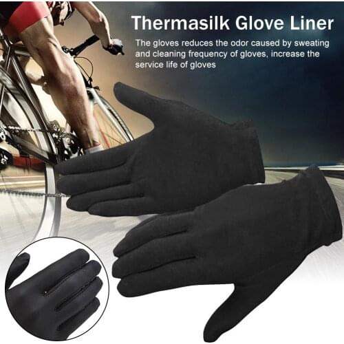 Unisex Glove Nylon Polyester Light Thin Soft Elastic Quick Drying Glove Liner Warmth For Cycling Driving Riding in Winter
