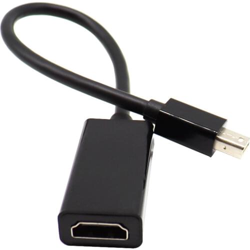 Mini DisplayPort HDMI-compatible Converter 1080P Mini DP Display Port To HDMI-compatible Adapter Cable for Mac Macbook Pro