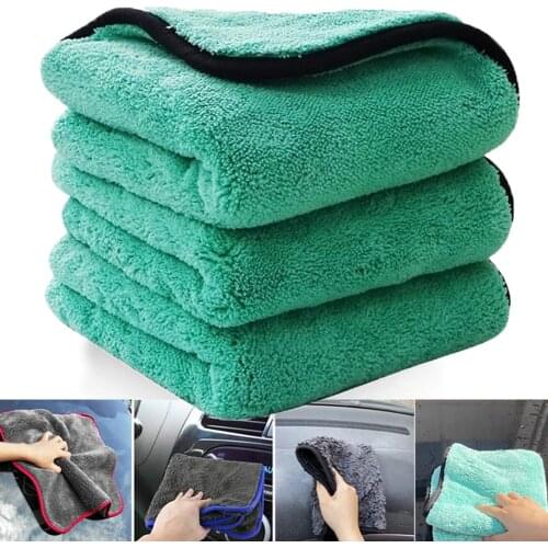1pcs 1200GSM Car Detailing Car Wash Microfiber Towel Car Cleaning Drying Auto Washing Cloth Micro Fiber Rag Car Accessories