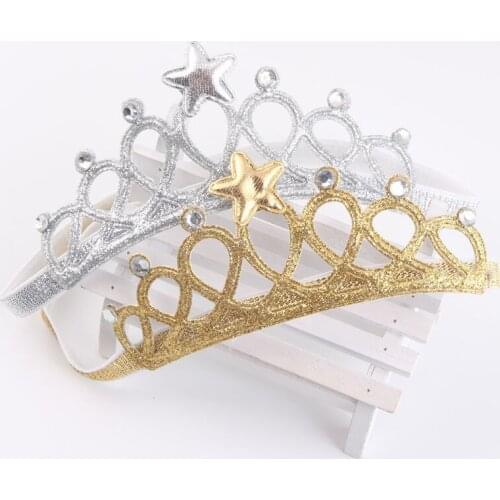 Hot Sale Lovely Girls Party Princess Headbands Baby Fashion Headwear Bow Crown Toddler Kids Hair Accessories