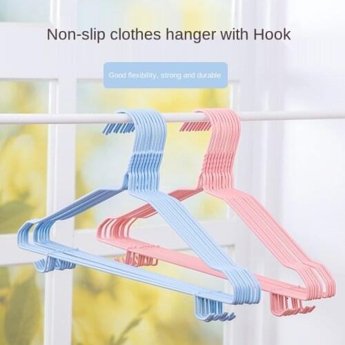 Impregnated non-slip hook hanger metal clothes hanger support for adults and children clothes hanger household clothes hanger