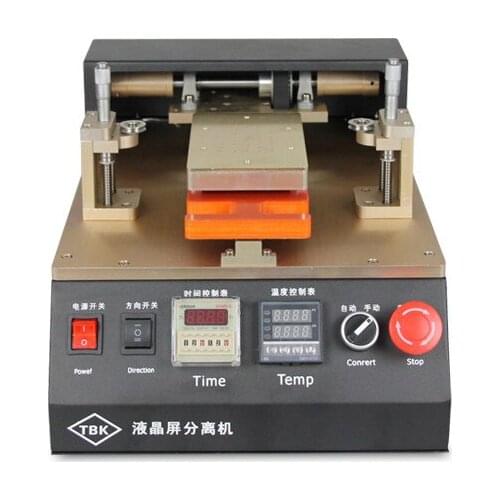 TBK 958 automatic built-in air pump big power LCD screen separator machine for mobile screens refurbish