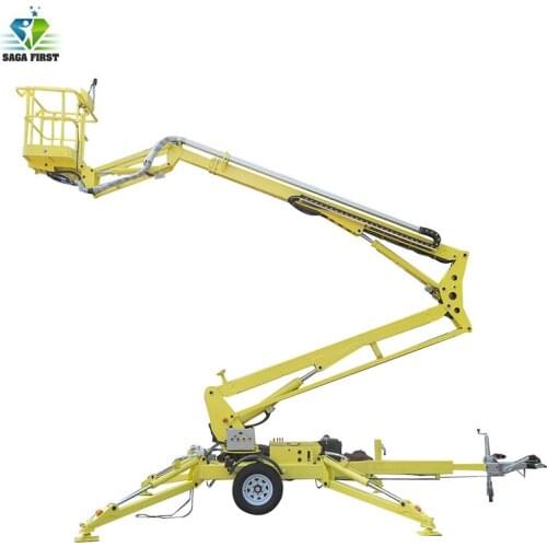 Battery Type 200kg 16m Articulated Telescopic Boom Lift