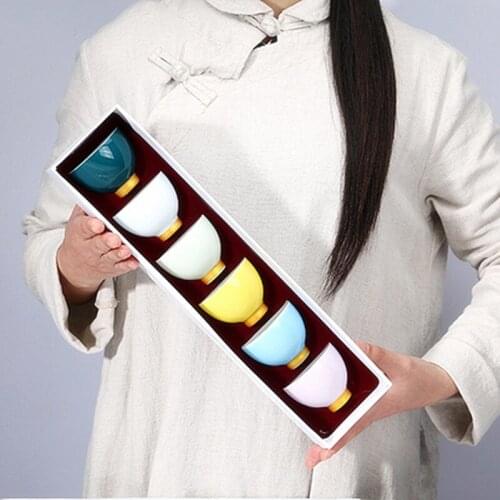 NEWYEARNEW 6piece/set Ceramic Sets Kung Fu Tea Set Teaware Home Decoration Boyfriend Husband Business Gift Free Shipping