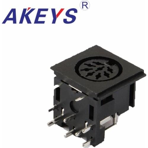 10PCS DS-8-03 Mounting Female DIN 8 Jacks S-video Adapter Sockets S Terminal