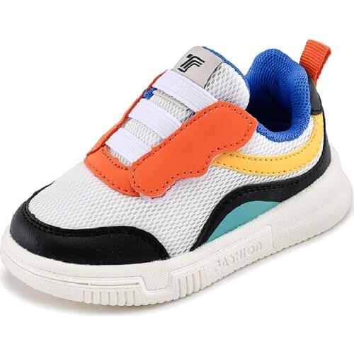 Kids Sneakers 2021 Fashion Boys Girls Causal Mesh Sneakers Children Breathable Running Shoes Toddler Baby Sports Shoes for Boys