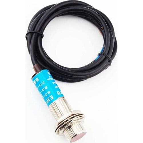 2-80CM 12-24V DC NPN N/O E3F-G80-C1 Photoelectric Switch Infrared Proximity Sensor Inductive Brass