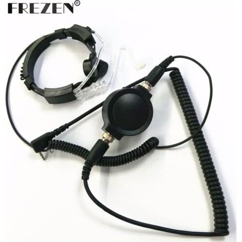 Hot Covert Earpiece Grade Tactical Throat Mic Armpit PTT Headset with Finger PTT for KENWOOD Radio baofeng BF UV-5R