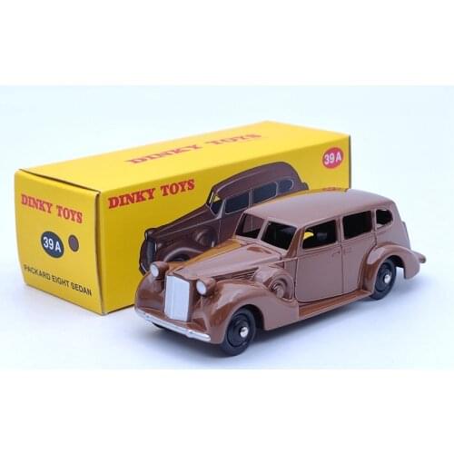 DeAgostini 1/43 Dinky Toys 39A For Packard Eight Sedan Diecast Models Car Collection