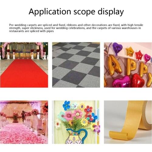 M89B Mesh Rug Gripper Tape for Holding Rugs in Place Double Sided Non-slip Carpet Tape Waterproof Super Traceless Carpet Tape