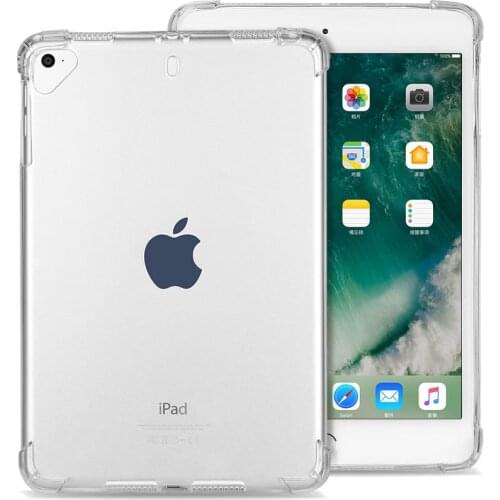 Essidi Soft Clear Case For ipad mini 1 2 3 4 5 Tansparent Anti Shock TPU Tablet Case For Apple ipad Air 1 2 3 ipad 2 3 4