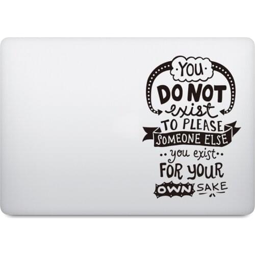 Life Meaning Quote Laptop Decal Sticker for Apple Macbook Pro Air Retina 11 12 13 15 inch Vinyl Skin Mac Book Mi Notebook Decal