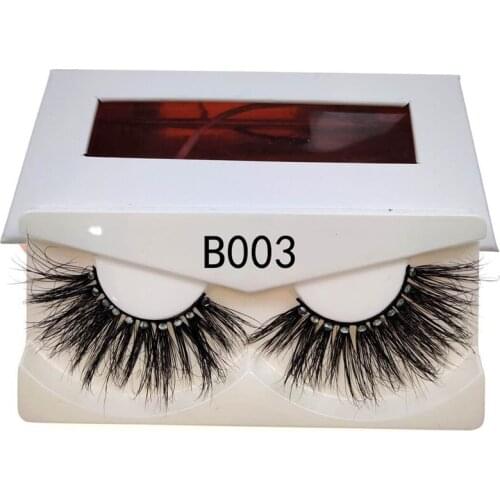 NEW Color Glitter Diamond 25mm natural thick Eye lashes wispy makeup extention tools 3D mink hair volume soft false eyelashes