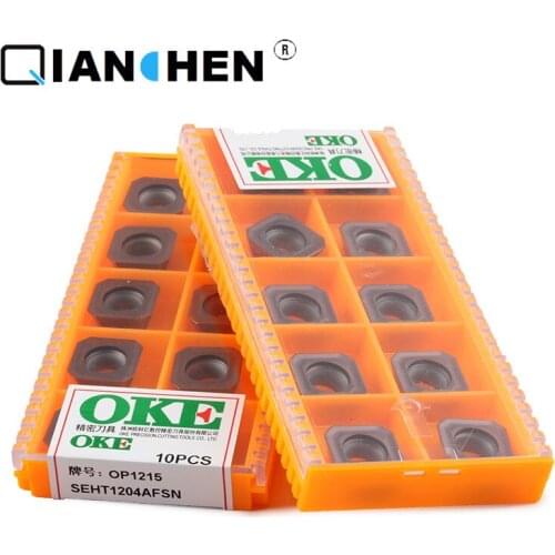 Original quality OKE 10pcs/lot high precision high performance high strength CNC SEHT1204AFSN OP1215 industry carbide inserts