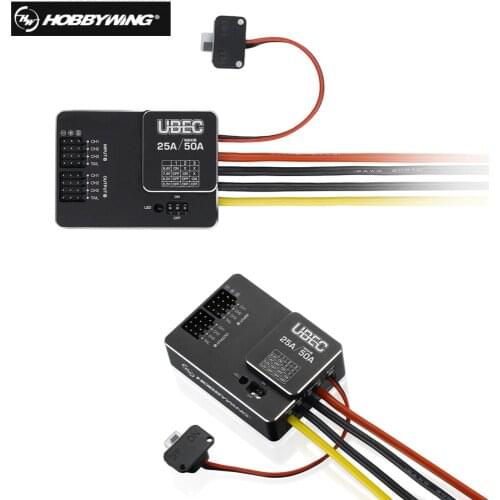 Original Hobbywing UBEC 25A HV 3-18S Module 25A External Switching for DIY FPV mini Racing Quadcopter Drone