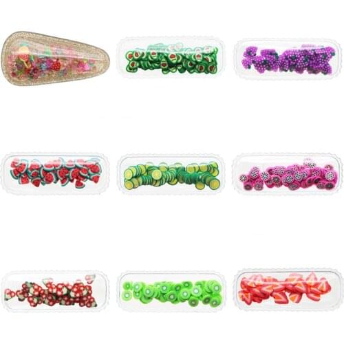 Plastic Filling In Polymer Clay Transparent Hair Accessories(no Clip) DIY Decoration With Cut On the Back,10Yc18748
