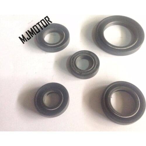 5pcs/set) AG100 Full set Scooter engine Oil Seal kit For QJ Keeway Chinese Motorcycle suzuki V100 rubber seal atv O-ring part